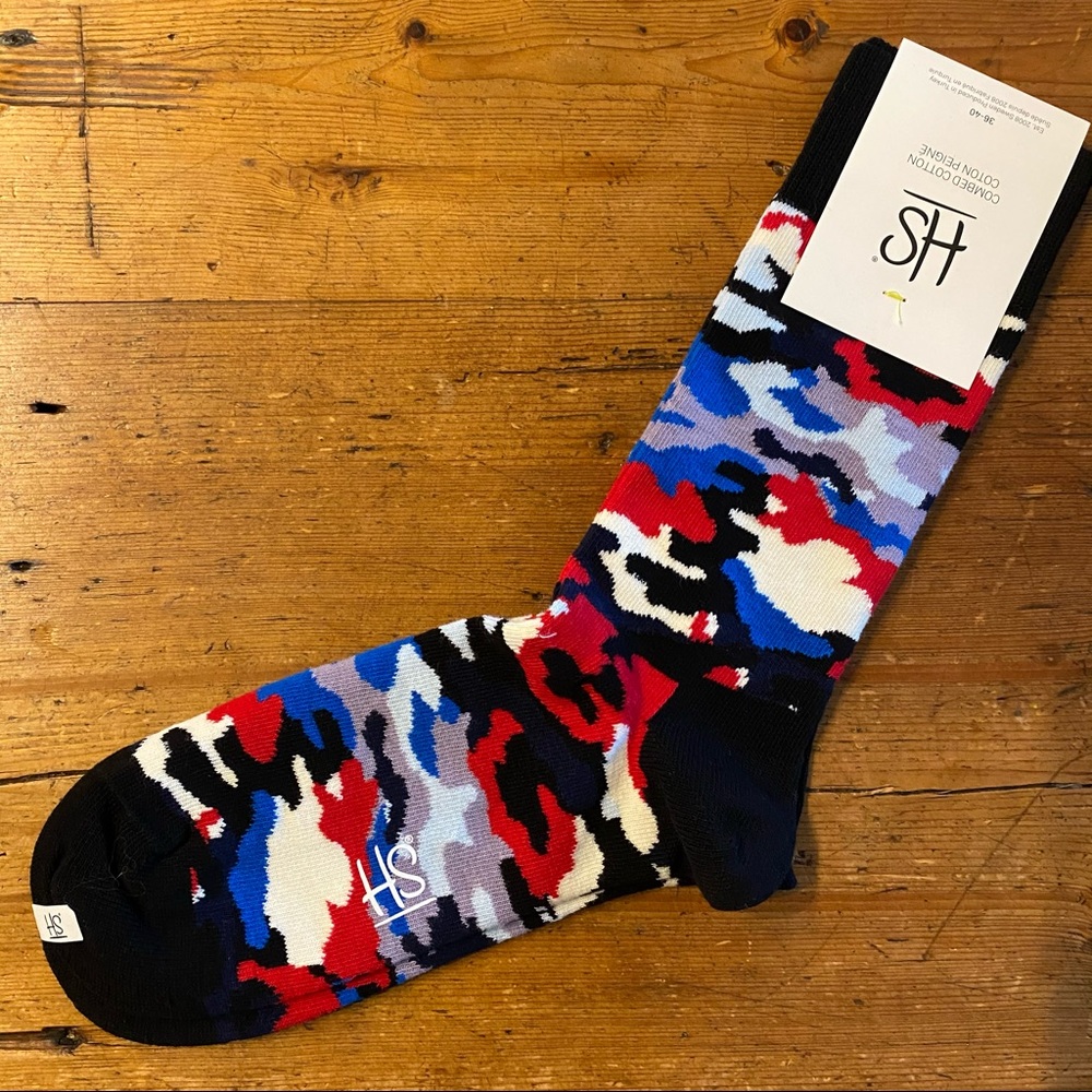 Happy Socks Camouflage Print - NWT
